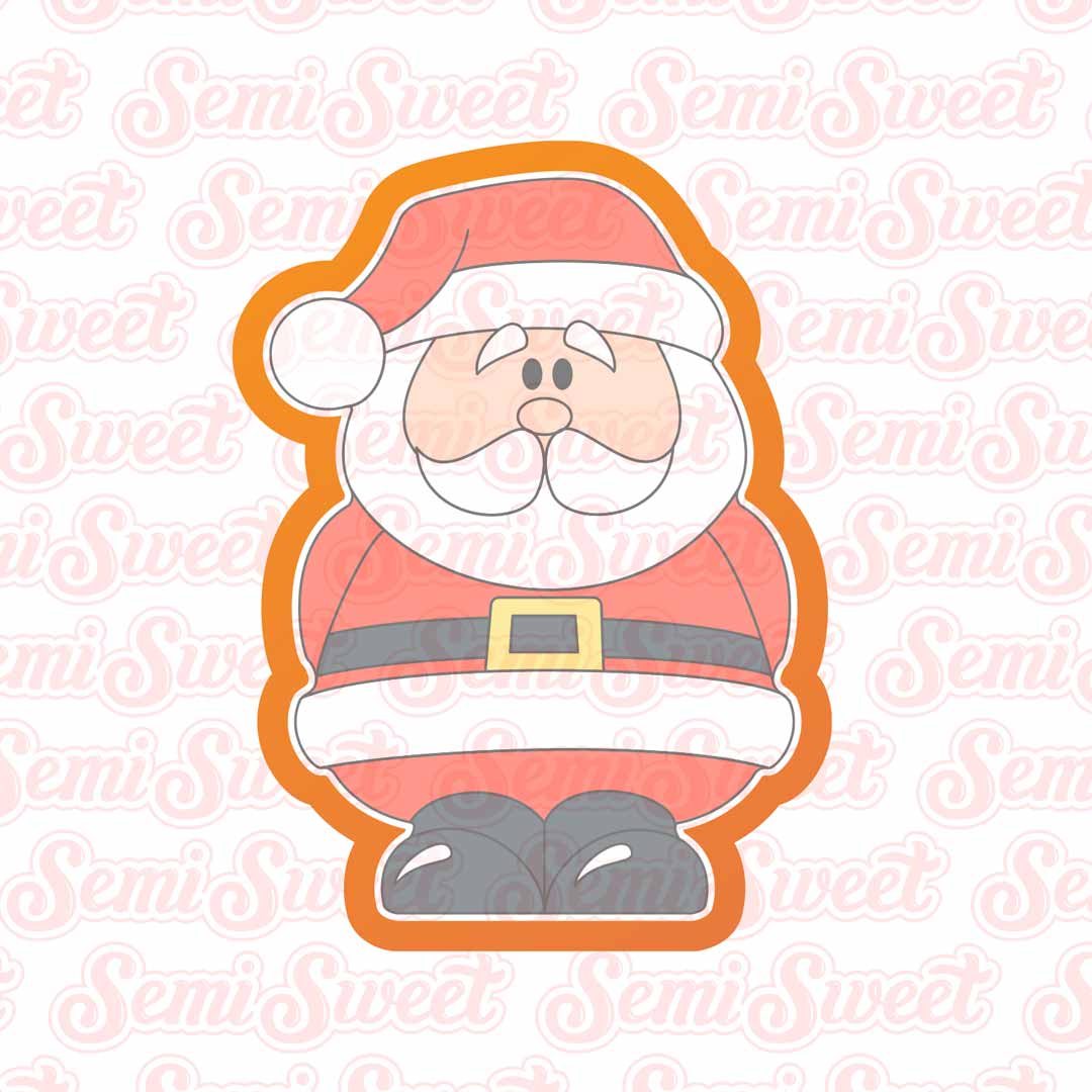 Santa Body Cookie Cutter | Semi Sweet Designs