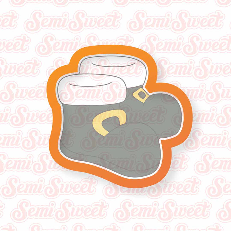 Santa Boots Cookie Cutter | Semi Sweet Designs