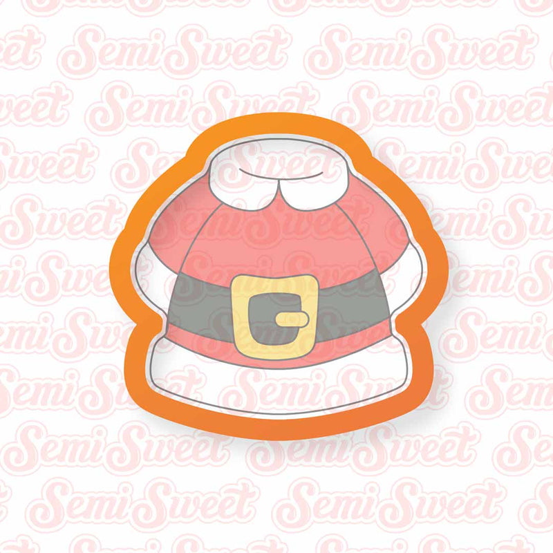 Santa Coat Cookie Cutter | Semi Sweet Designs