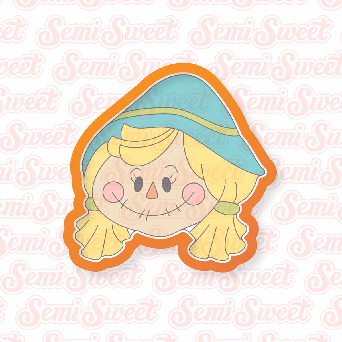 Scarecrow Girl Cookie Cutter | Semi Sweet Designs