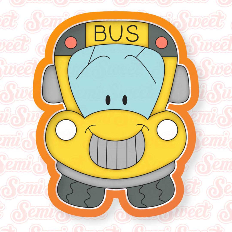 School bus cookie cutter | Semi Sweet Designs