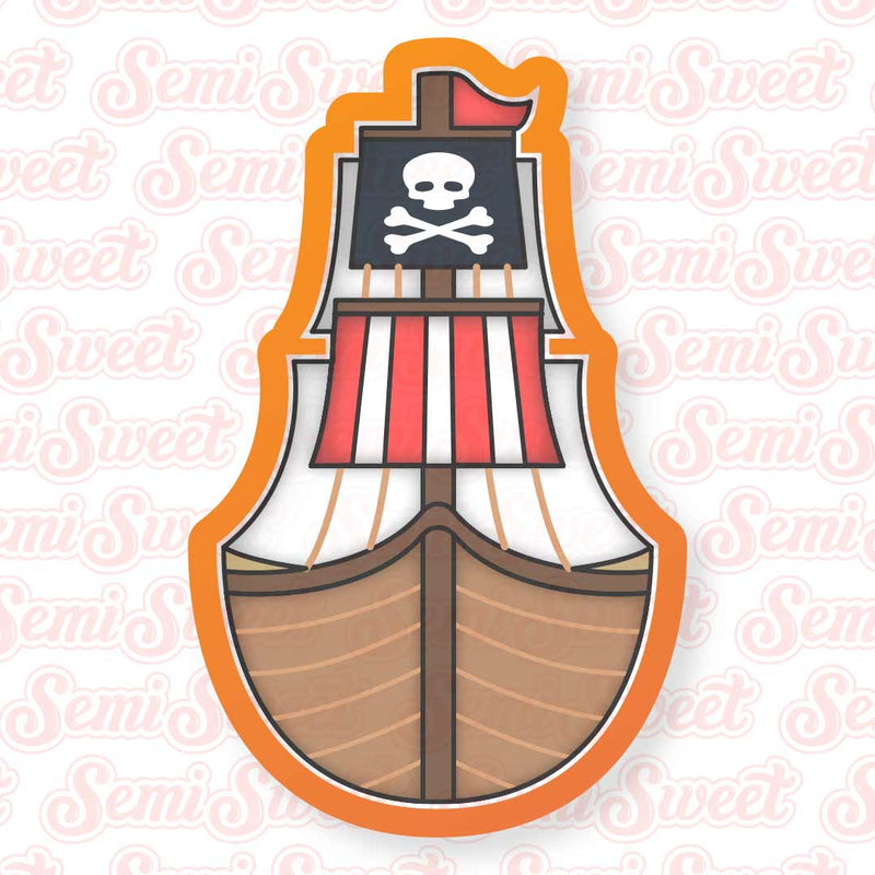 Ship Cookie Cutter | Semi Sweet Designs