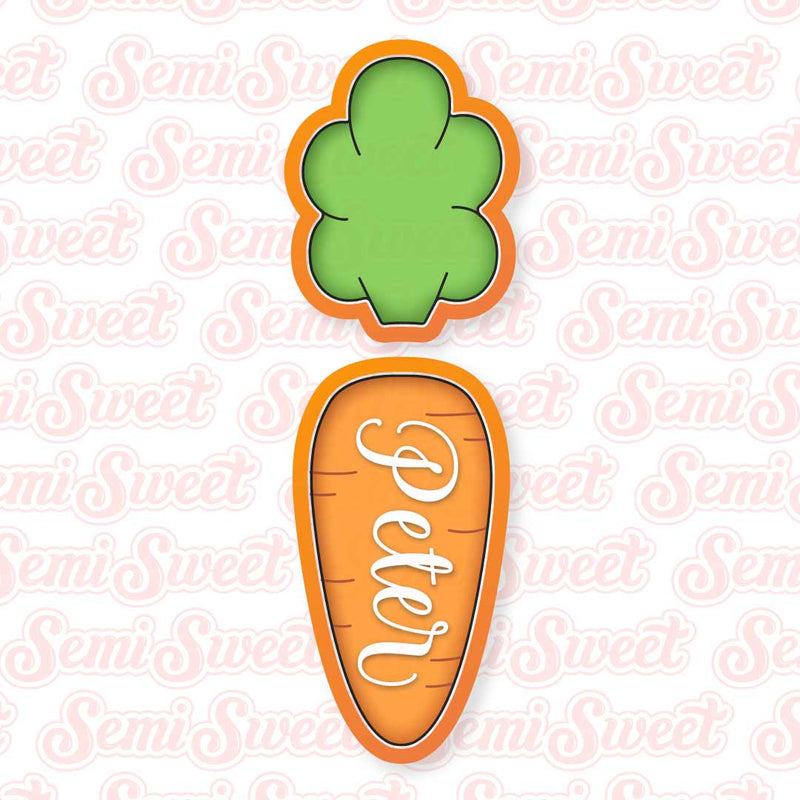 skinny carrot cookie cutter set Easter