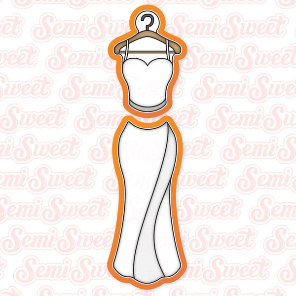 wedding dress cookie cutter set