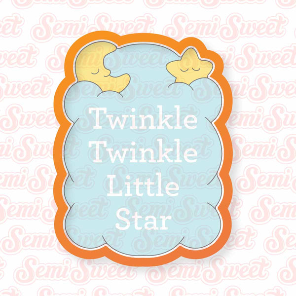 Twinkle Plaque Cookie Cutter | Semi Sweet Designs