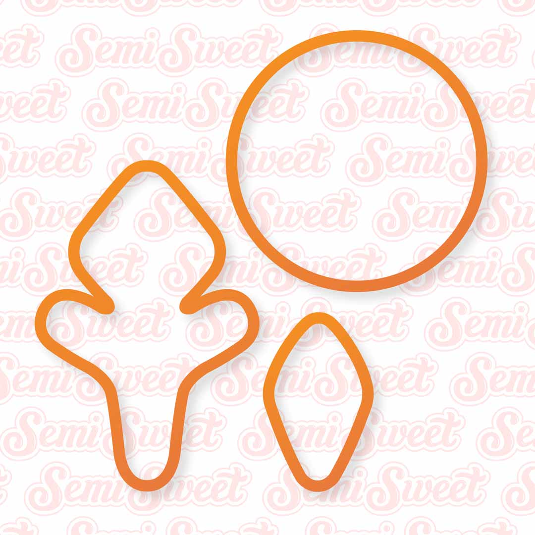 Snowflake Platter Cookie Cutter Set | Semi Sweet Designs