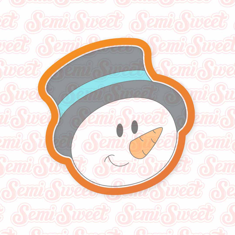 Snowman Head Cookie Cutter | Semi Sweet Designs