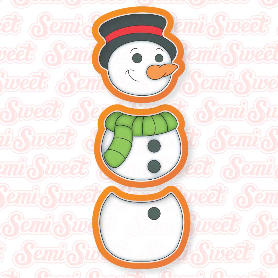 Snowman Cutter Set | Semi Sweet Designs