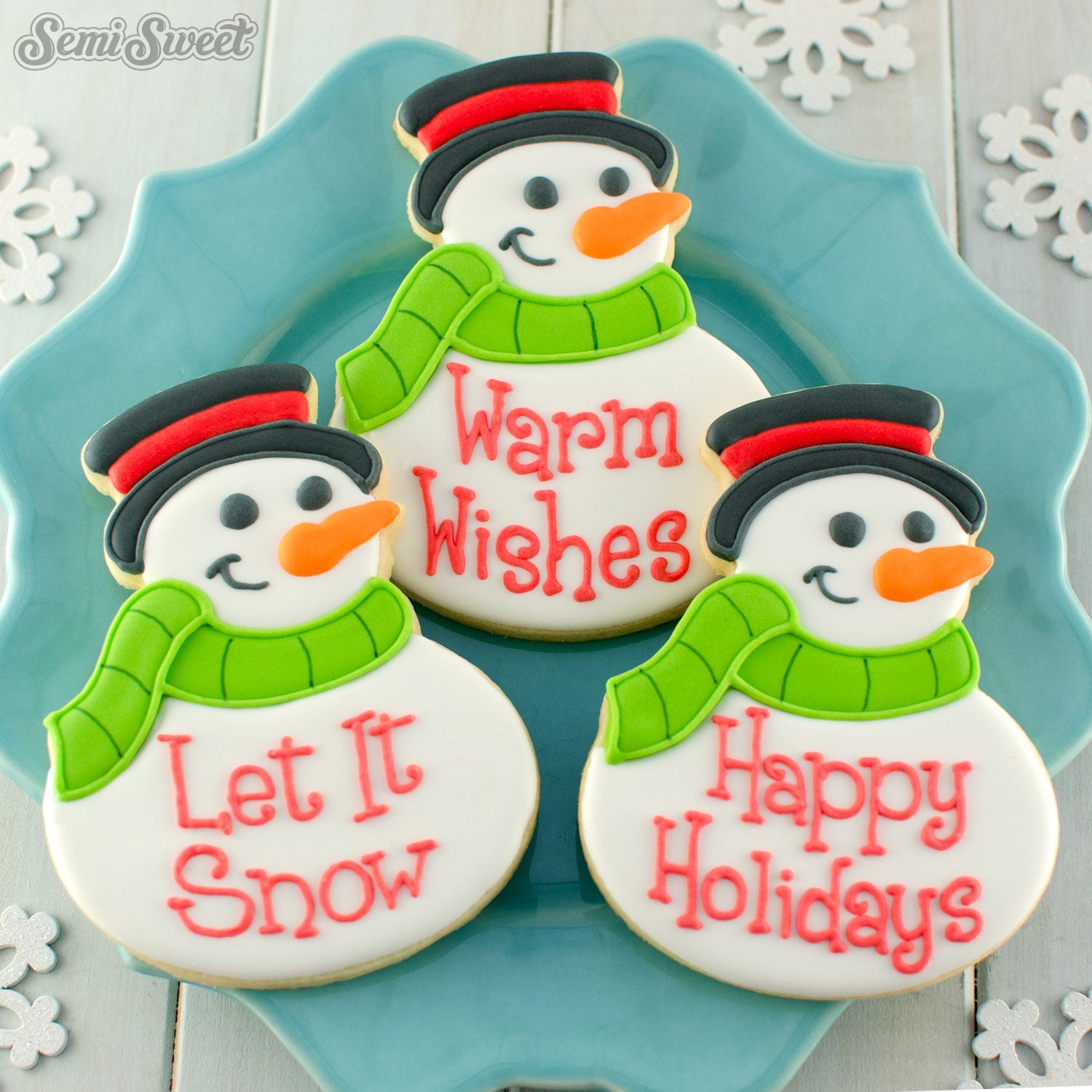 Snowman Plaque Cookie Cutter