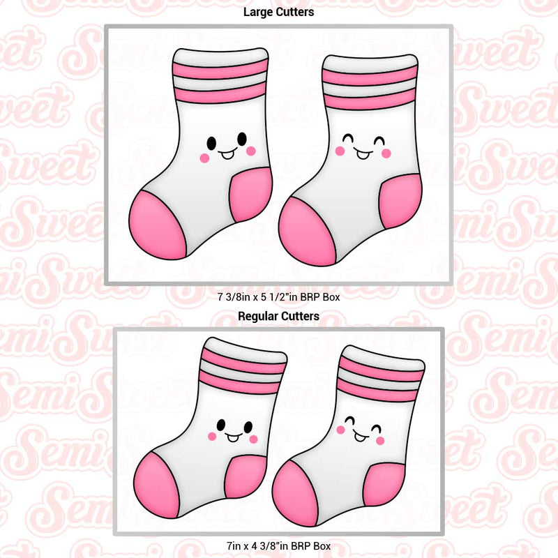 Valentine Sock Cookie Cutter