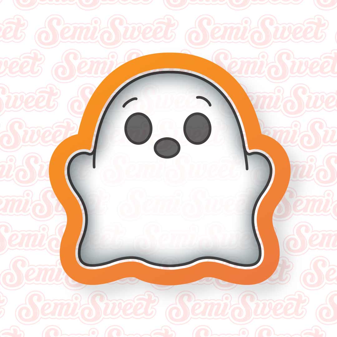 chubby ghost cookie cutter