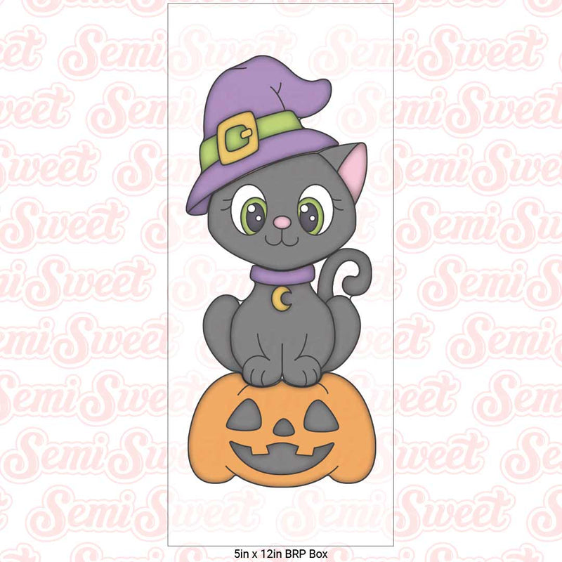Stackable Witch Cat Cookie Cutter Set