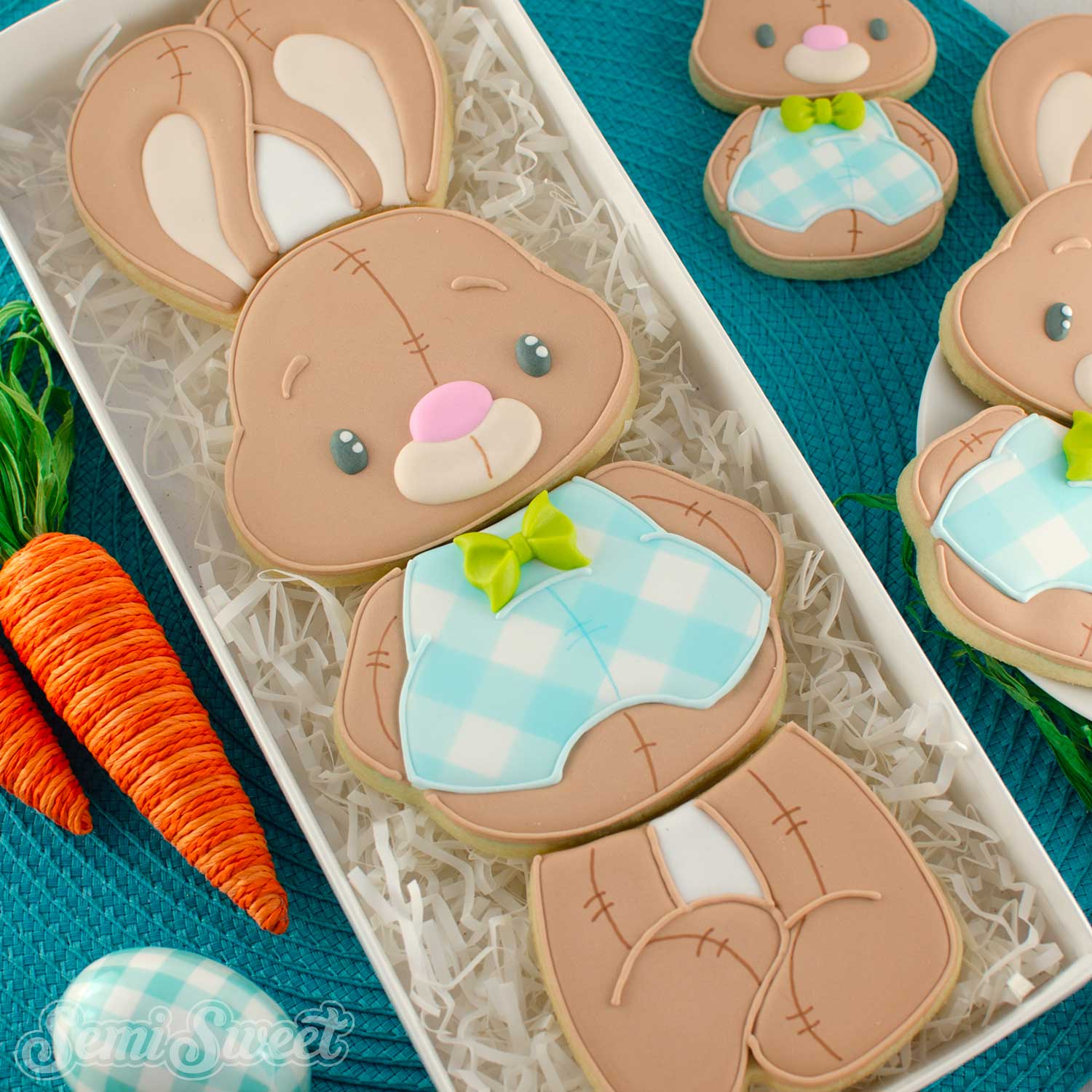 Stackable Easter Bunny Cookie Set