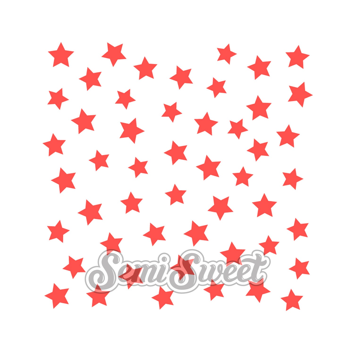 Scattered Stars Stencil