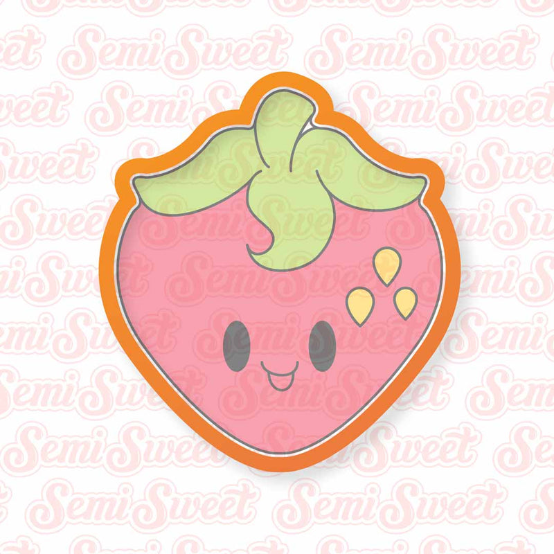 Strawberry Cookie Cutter | Semi Sweet Designs