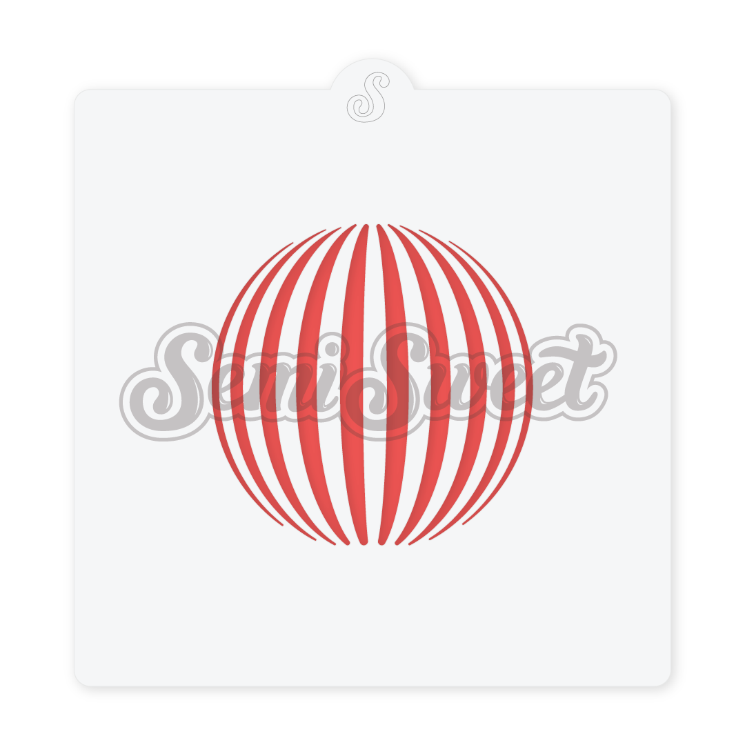 Striped Sphere Stencil