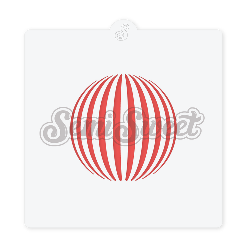 Striped Sphere Stencil