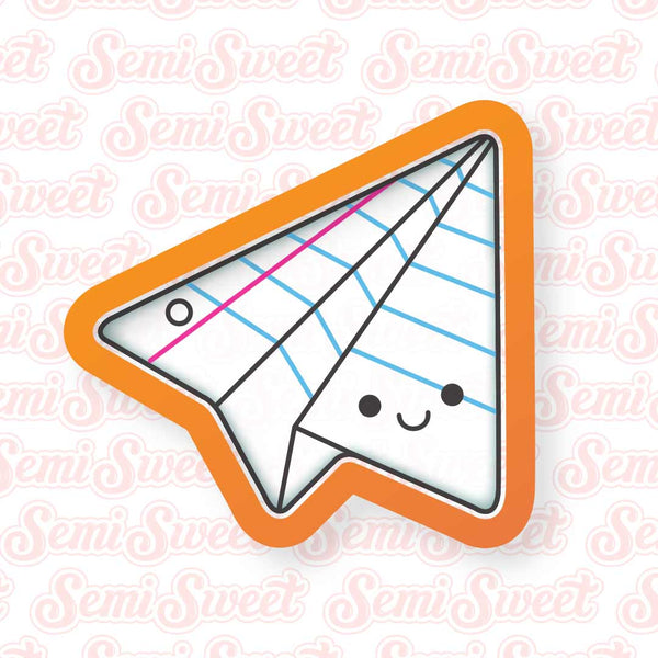 Paper Airplane Cookie Cutter | Semi Sweet Designs