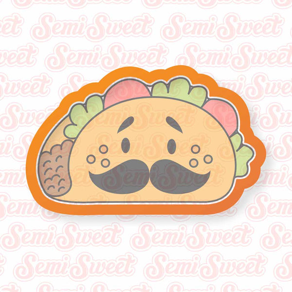 Taco Cookie Cutter | Semi Sweet Designs