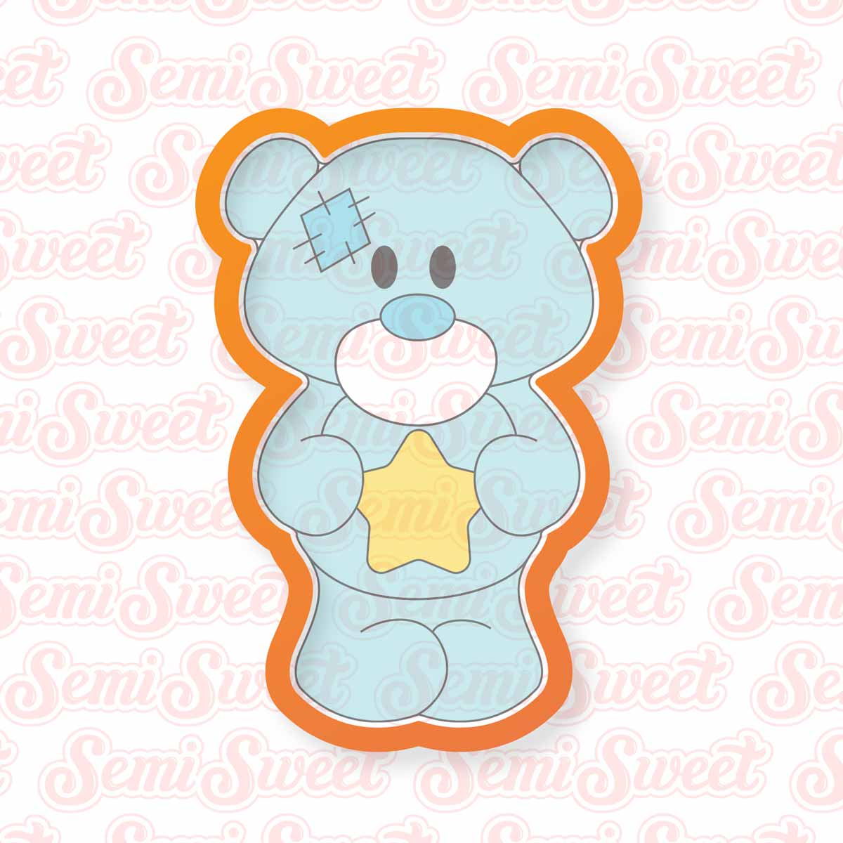 Teddy Bear Cookie Cutter | Semi Sweet Designs