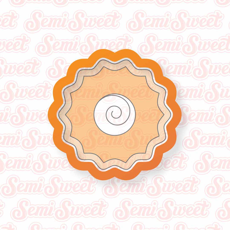 Top View Pie cookie cutter | Semi Sweet Designs