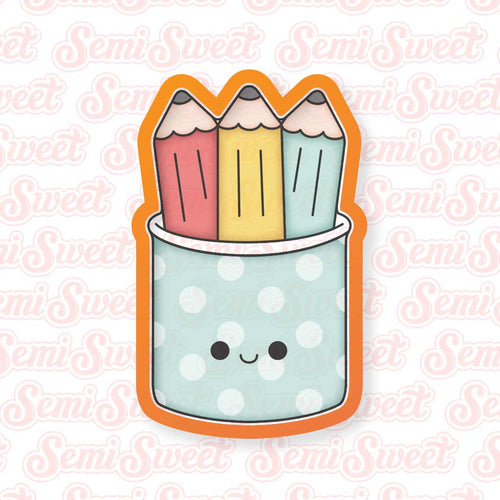 Pencil Cup Cookie Cutter