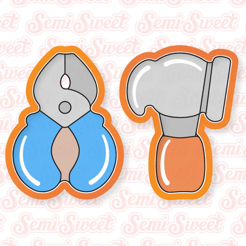 Tools Cookie Platter 2pc Set | Semi Sweet Designs
