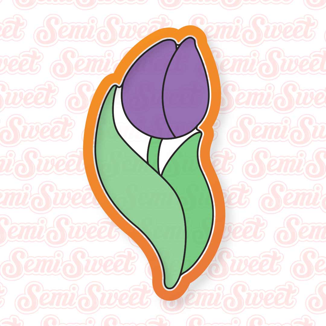Tulip Platter Cookie Cutter | Semi Sweet Designs