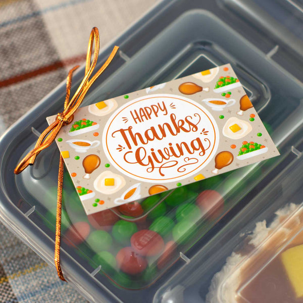 turkey cookie dinner kit tag