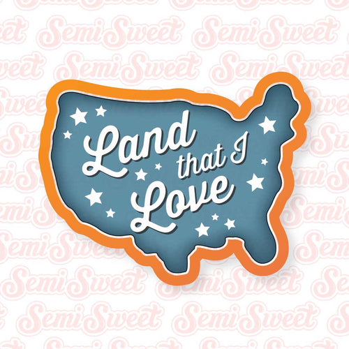 Wide USA Map Cookie Cutter