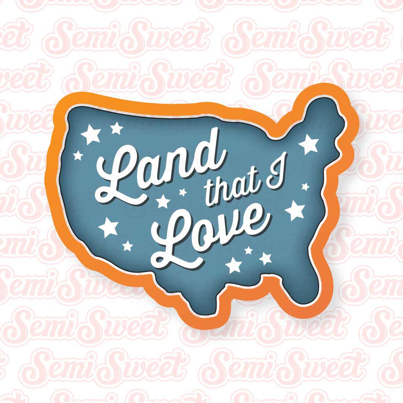 Wide USA Map Cookie Cutter | Semi Sweet Designs