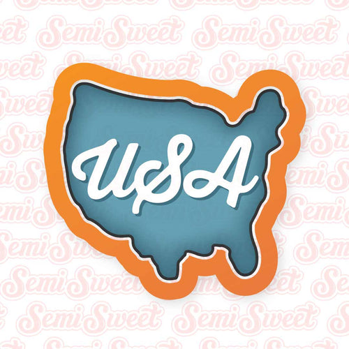 Chubby USA Map Cookie Cutter