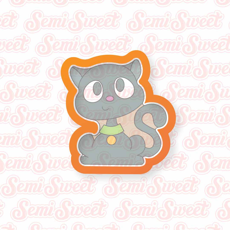 Black Cat Cookie Cutter | Semi Sweet Designs