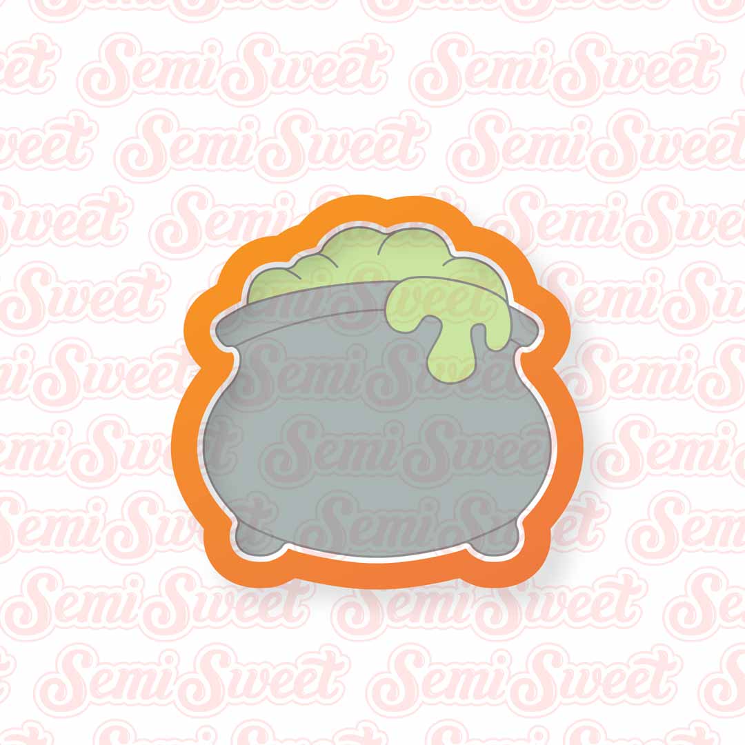 Chubby Cauldron Cookie Cutter | Semi Sweet Designs