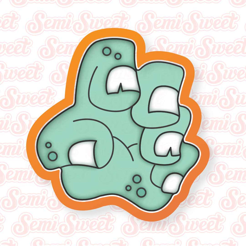 Zombie Hand Cookie Cutter | Semi Sweet Designs