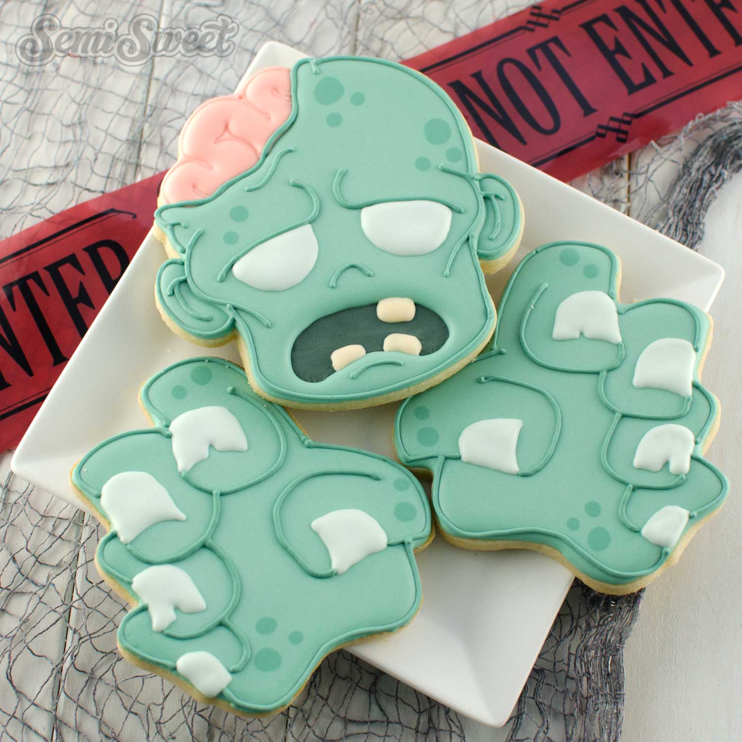 Zombie Cookie Cutter Set